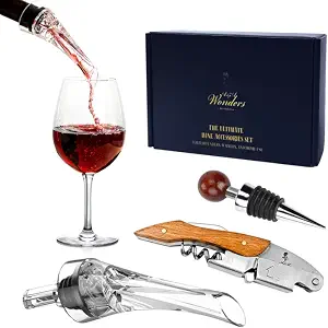 A&A Wonders Waiter's Corkscrew & Aerator Set