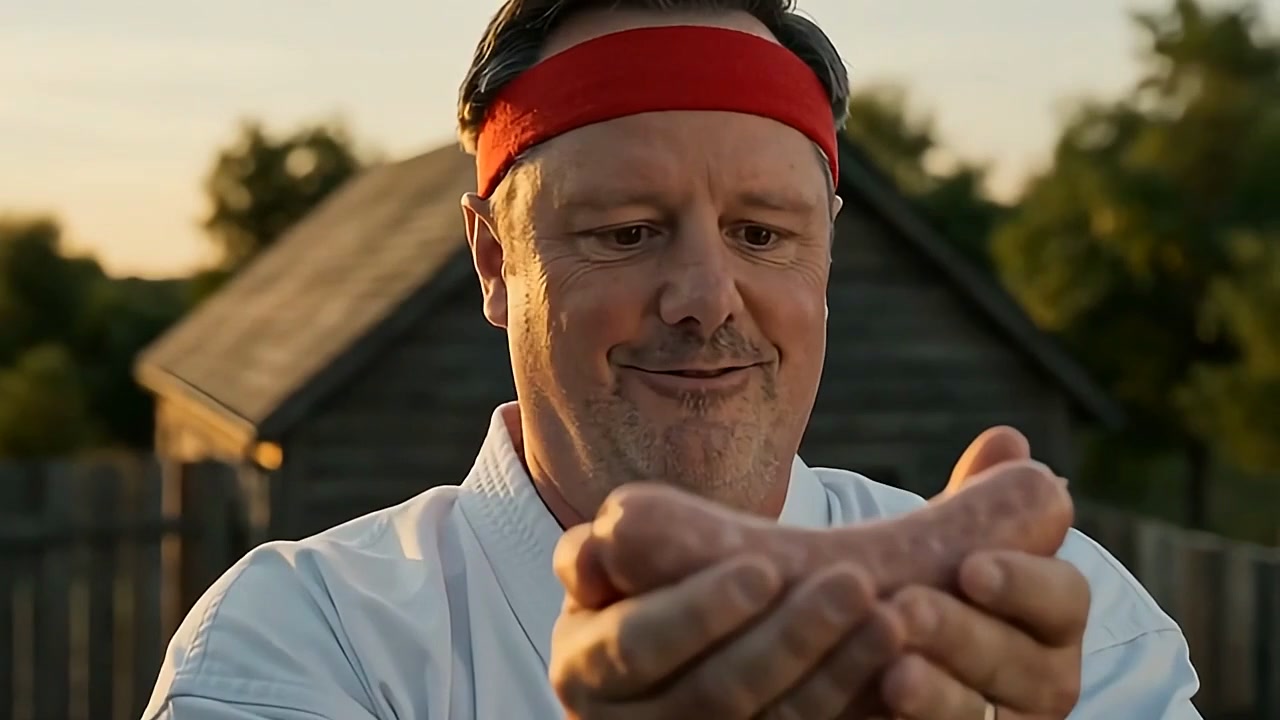 Still from Sausage Dojo