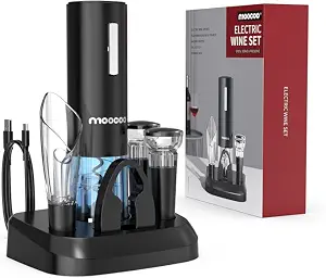 Moocoo Electric Wine Opener with Charging Base
