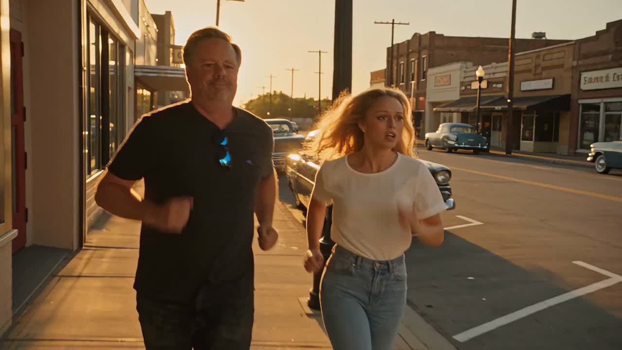 Still from Last Call at the Diner — Uncle Larry Adventures short film
