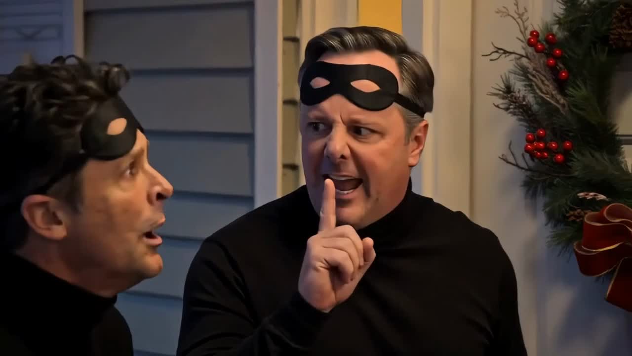 Still from Home Alone: The Great Sausage Heist — Uncle Larry Adventures short film