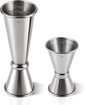 Japanese-Style Double Jiggers, 2-Pack