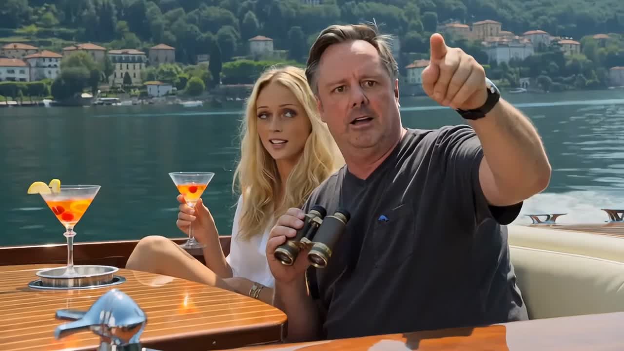 Still from Bella Como — Uncle Larry Adventures short film