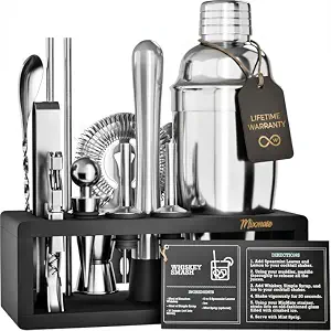 Mixology 15-Piece Bartender Kit with Stand