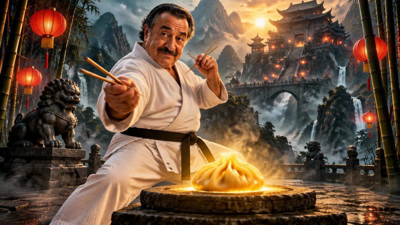 Still from Kung Fu Larry