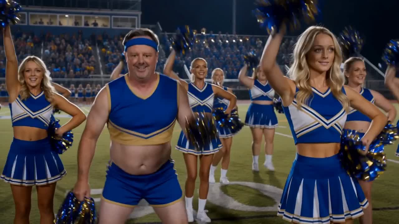 Still from Pep Rally