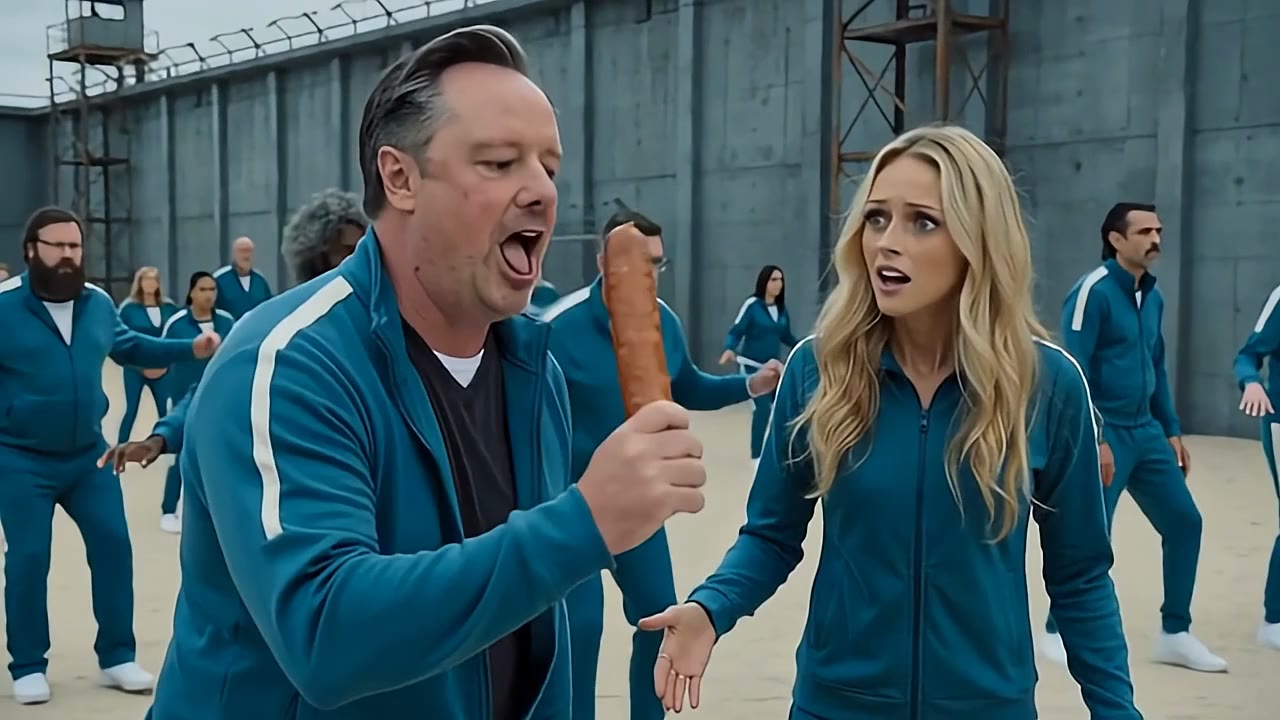 Still from Squid Games: Last Sausage Standing — Uncle Larry Adventures short film