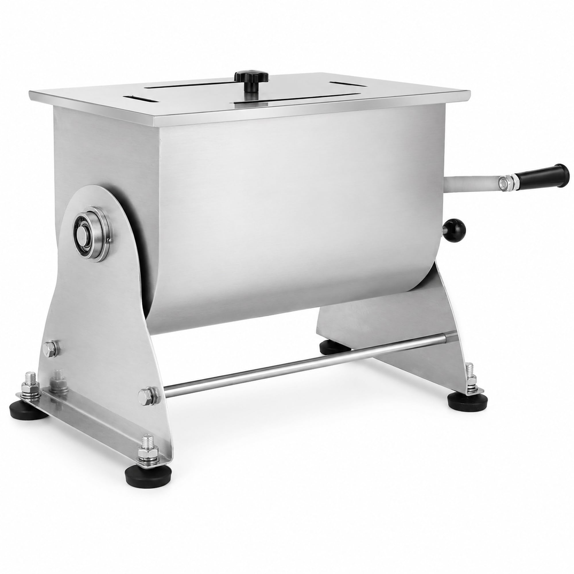 20 lb Tilting Meat Mixer for Sausage Burger Jerky | Manual meat mixer for sausage making 20lb meat tumbler home