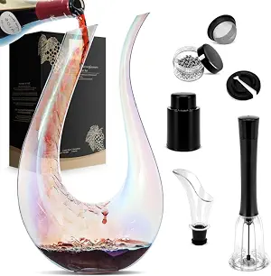 Chateau La Derive Swan Decanter Gift Set